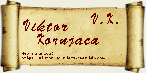 Viktor Kornjača vizit kartica